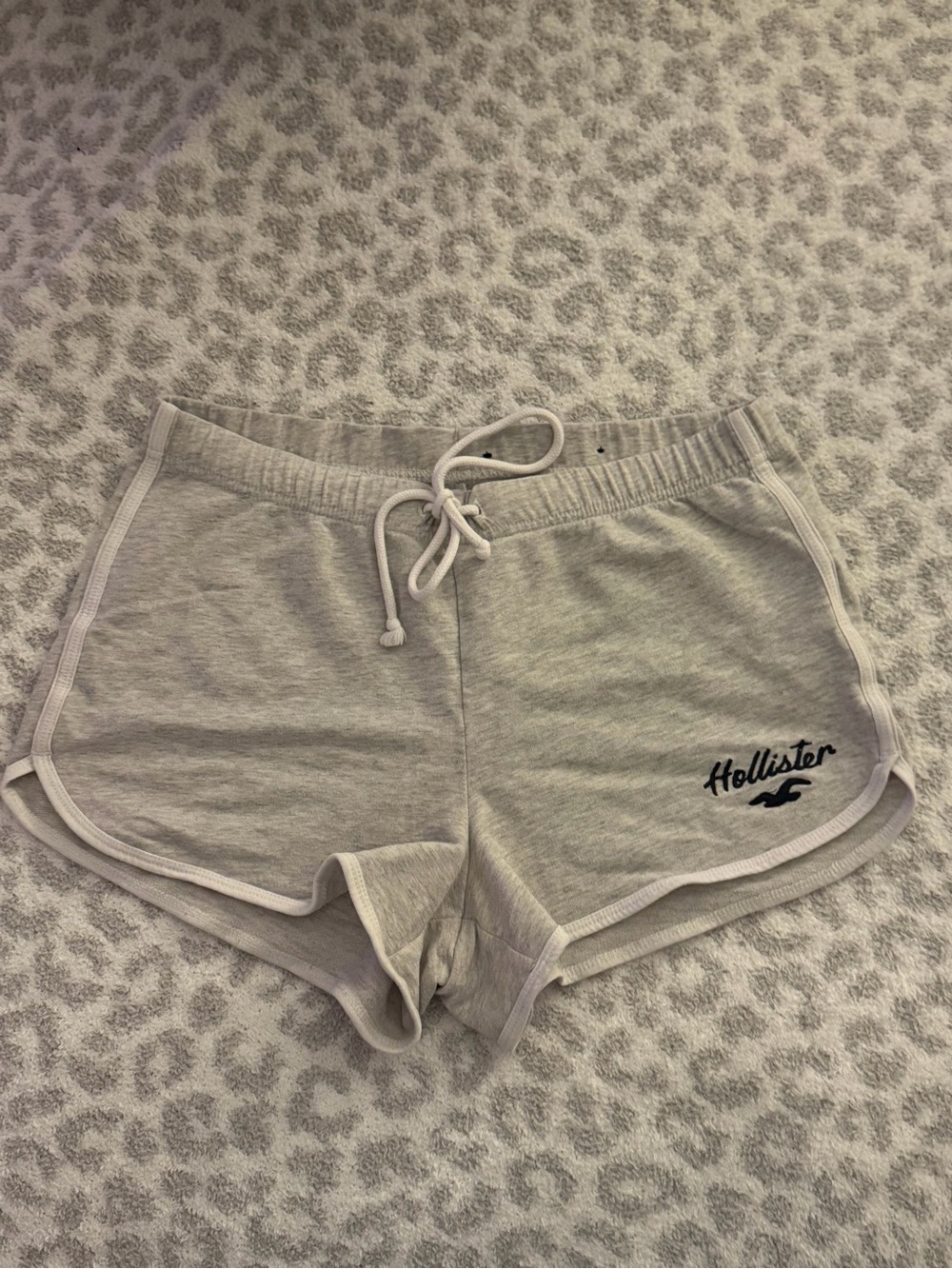 Hollister Gray Drawstring Shorts